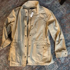 NWT! Chicos Tan Utility Jacket